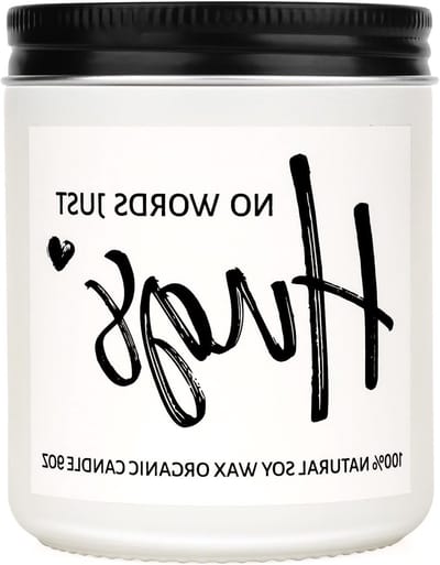 Natuurlijke Lavendel Geurkaarsen 9 Oz - Troostcadeaus voor Rouw, Herinneringen en Beterschapswensen, Perfect voor Vrouwen en Mannen