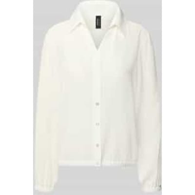 regular fit blouse met V-hals