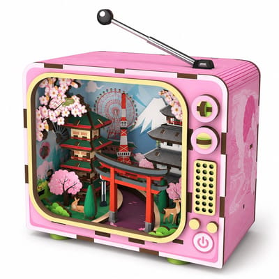 Inspirebox, 3D Houten Puzzel, TV-serie, Under Mount Fuji, BE011976, 15,1x8,7x12,5cm