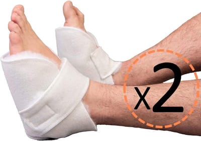 Anti-decubitus set voor voeten en ellebogen - orthopedische hielbescherming - geschikt voor bed en rolstoel - anti-decubitus matras - 2 stuks