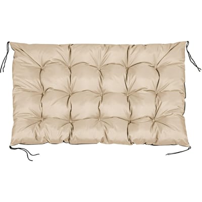 Tuinkussen 120x80 cm voor palletbank waterdicht beige
