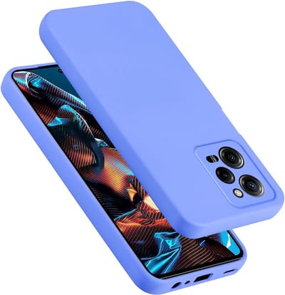Cadorabo Hoesje geschikt voor Xiaomi Poco X5 Pro 5G in LIQUID LICHT PAARS - Beschermhoes gemaakt van flexibel TPU silicone Case Cover