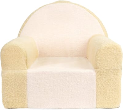 Quvo® Kindersofa - Zitzak - Kinderstoel - Wit - 45cm x 50cm x 48cm