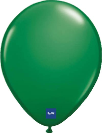 Folat - Folatex ballonnen Metallic Donker Groen 30 cm 100 stuks
