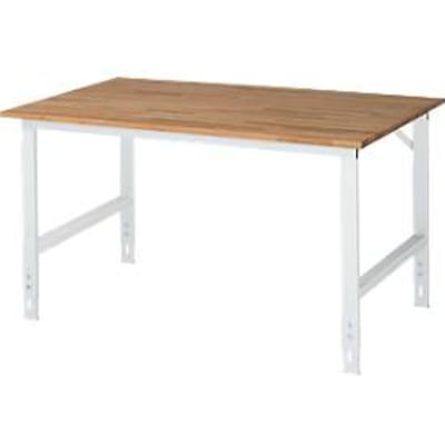 RAU werktafel, beuken blad, B 1500 x D 1000 x H 760-1080 mm