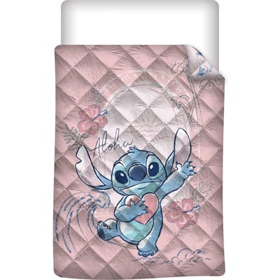 Disney Lilo & Stitch Sprei, Stitch en Angel - 140 x 200 cm - Polyester