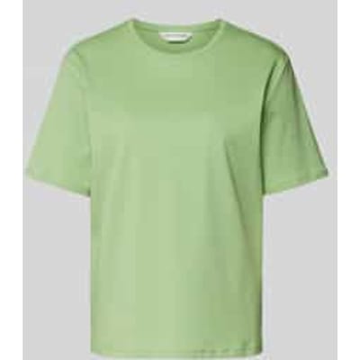 T-shirt met labelprint, model 'Melea'
