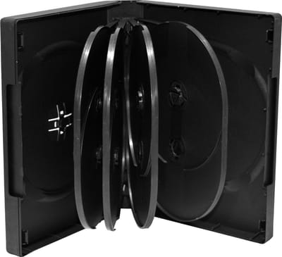 DVD-Leerh�lle f�r 10 Dics 33mm schwarz 3pcs