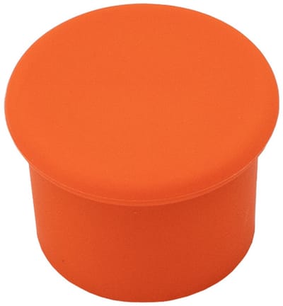 7-delige siliconen flessenstopperset, ronde flessenstoppers, herbruikbare siliconen stoppers, bierflesdoppen, geschikt voor glazen wijnflessen of bierflessen,oranje kleur