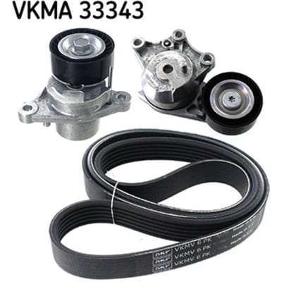Poly V-riemset (met poelies) SKF VKMA 33343