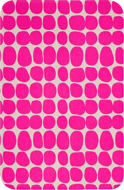 WC mat 40x60 cm - Antislip - Stippen - Patroon - Roze - Toiletmat - Vloermat - Douchemat - Toilet tapijt - Toiletmatten