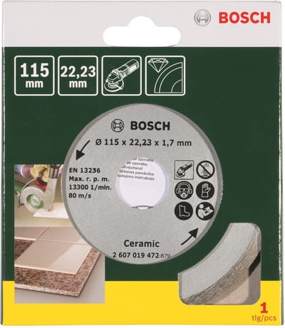 Bosch diamantschijf 115 mm - tegels