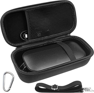 Duurzame Hard Case voor Bluetooth Diffuser - Bescherming voor SoundLink Flex 2e Generatie (Zwart)