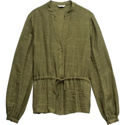 Gestructureerde Blouse met Ceintuur Vrouw Salsa Jeans