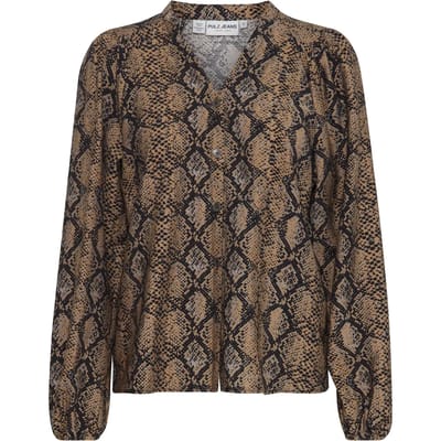 Damesblouse met lange mouwen Pulz Jeans Harper