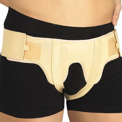 Dubbelzijdige Liesbreukband - Hernia Liesbreukband - Liesbreukbehandeling - Maat XXS-XS - made in EU