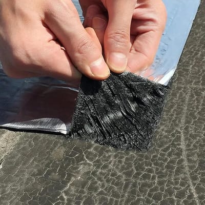 Zelfklevende dakfolie voor plat dak en tuinhuis - waterdicht en eenvoudig aan te brengen (0,5 x 3 m)