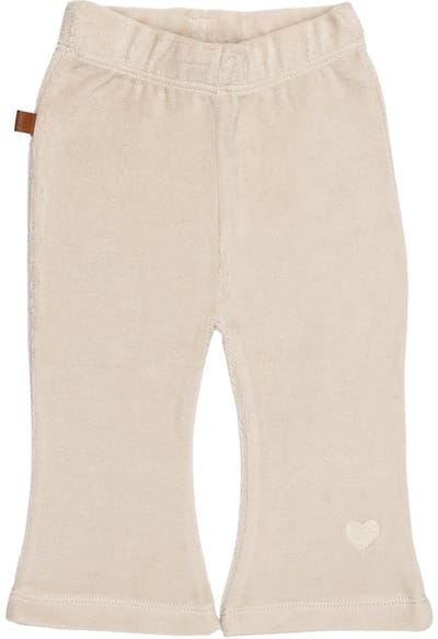 Frogs and Dogs - Follow Your Heart Baby Velvet Pants | Silver Gray - Katoen - Maat 50/56