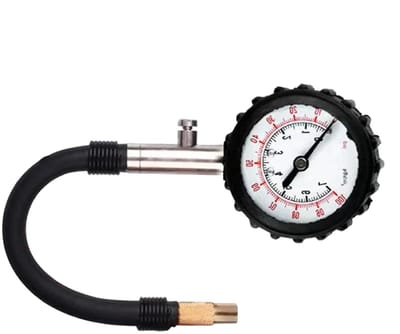 Banden Luchtdrukmeter - Meetgereedschap Banden - Veilig Rijden - Met Leegpomp Functie - 0-200 PSI - Zwart