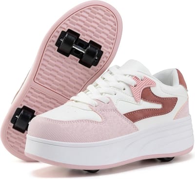 ANEFUN Roller skates for children, boys and girls, sneakers with removable wheels, sports shoe
