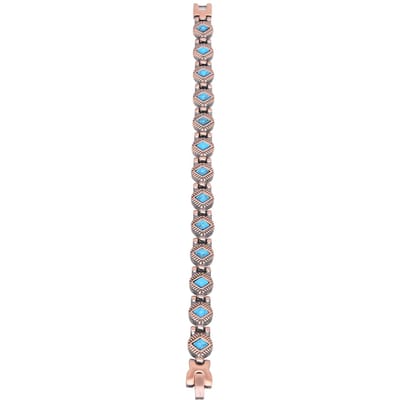 Antiek Messing Magnetische Therapie Armband Afslankend Anti-Vermoeidheid Gewichtsverlies Sieraden Armband gray