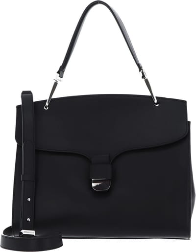 COCCINELLE Leren Handtas Schoudertas Neofirenze Smo. Handbag Noir Zwart