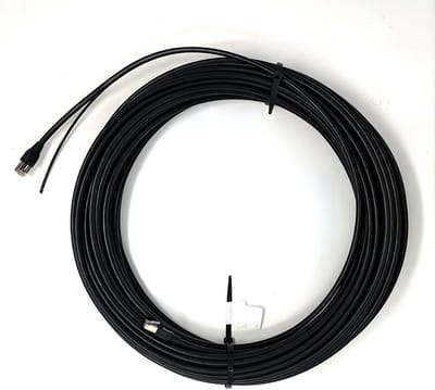 Ethernet Kabel Buiten - Netwerkkabel Waterdicht - Internet Installatie - Direct Begraven - 200 voet - Zwart