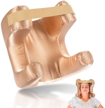 Dailygoods- Gezichtskussen Uniek Ontwerp - Massagekussen - Neksteunkussen - Kussensloop Afneembaar - Voorkomt Slaaprimpels - Ideaal voor Reizen - Slaapkussen