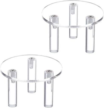 2 Sets Heldere Acrylaat Sieraden Display Basis Ringen Houder - Decoratieve Organiser voor Ringen en Oorbellen, Perfect voor Sieradenpresentatie en Etalage Decoratie