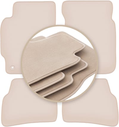 PREMIUM beige matten voor: Mazda 626 V GF stationwagen, liftback, sedan 1997-2002