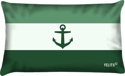 Sierkussen - Buitenkussen Groene Vingers Waterafstotend Bootkussen Nederlandse Vlag - Groen - 60 Cm X 40 Cm