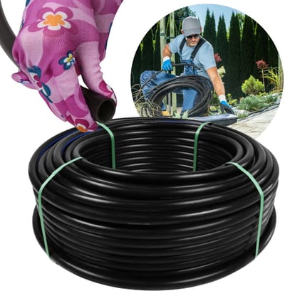 Zwarte PE-irrigatiepijp – 16 mm PN6 – 100 m – UV-bestendig, Flexibel & Sterk