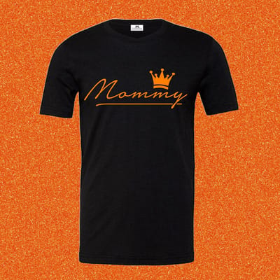 Shirt koningsdag-Mommy met kroontje-Maat S