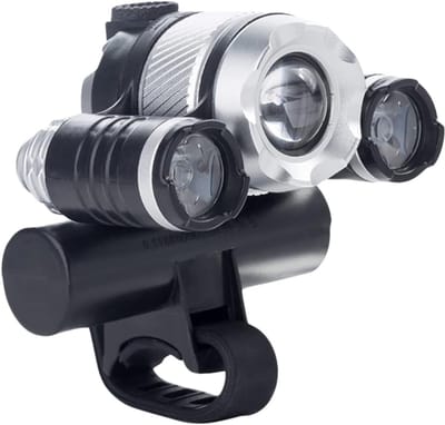 VHV - Fietsverlichting USB Oplaadbaar - LED Koplamp Fiets voor Nacht Rijden - 4 lichtstanden - voor Mountainbike, Racefiets, Stadsfiets, E-bike en Woon-Werkverkeer