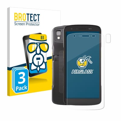 Screenprotector 3 Stuks voor Zebra TC27 (Voor+Camera) Beschermglas transparant