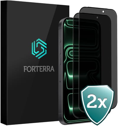 Screenprotector 2 Stuks - Geschikt voor Apple iPhone 17 Pro - Privacy Filter - Beschermglas - Gehard Glas - Tempered Glass - Screen Protector