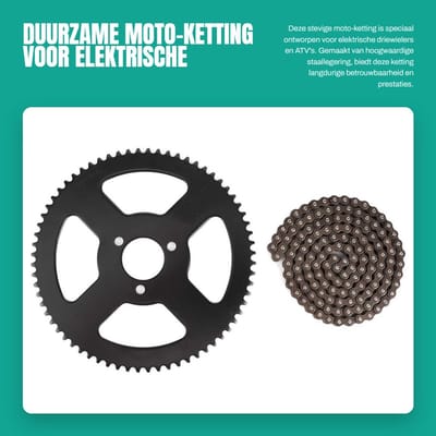 Dailygoods - Duurzame Moto-ketting voor Elektrische Driewielers en ATV's