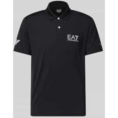 Polo Shirt Korte Mouw Emporio Armani EA7 Ventus poloshirt met logo op de borst