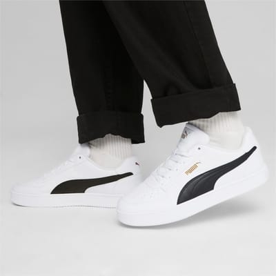 PUMA Puma Caven 2.0 Unisex Sneakers - Puma White-Puma Black-Gold