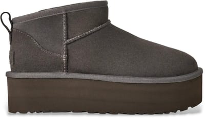 UGG Classic Ultra Mini Platform Boot - Women's - Charcoal - Maat EU 36
