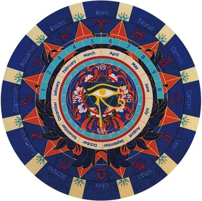 Ronde hangmat - Besluitmaker mat - Astrologie waarzeggen - Milieuvriendelijk rubber - 215 cm diameter