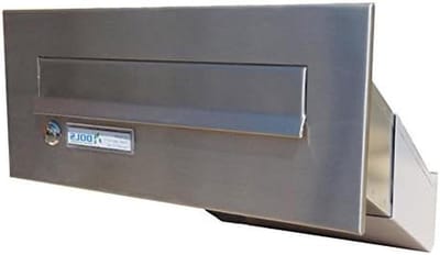Muurdoorworp brievenbus - Brievenbus muur - Post veilig ontvangen - Variabele diepte 23-38 cm - 110 x 300 mm