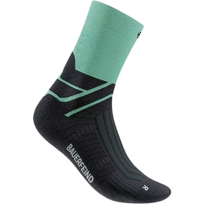 Bauerfeind Run Performance Mid Cut  Hardloopsokken Heren-mint