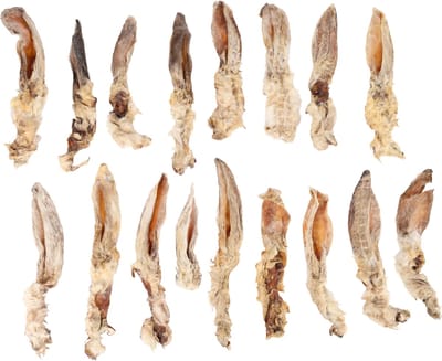 Flamingo Nature - Snack Honden - Nature Snack Konijnenoren Met Haar 200gr - 1st