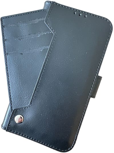 Telefoonhoesje geschikt voor Samsung Galaxy S25 Hoesje | Bookcase Portemonnee | Pasjeshouder voor 9 Pasjes - Zwart