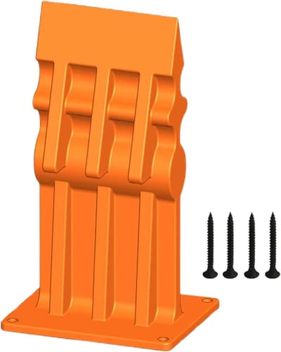 Handmatige Houtklover - Houtsplijter Gereedschap - Efficiënt Hout Kloven - Monolithisch Gietijzer - 18x10cm - Oranje