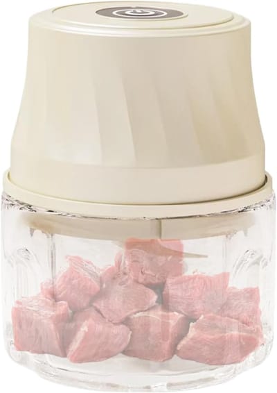 Knoflookhakker - 350ml Oplaadbare Keukenmachine - Elektrische Knoflookhakker In Mini-Grootte - Voor Het Van Groenten Vlees Wortel Chili Gember Fruit Ui Salade