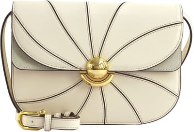 FURLA Leren schoudertas Sfera Crossbody Round Panna crème