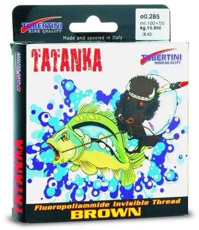 Tubertini Tatanka Flurocarbon 50 M Bruin 0.165 mm