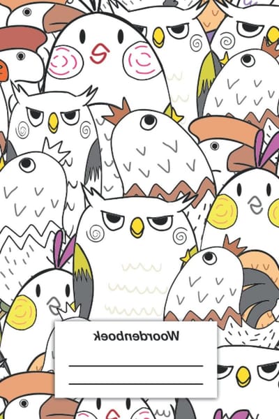 Woordenboek - Woordenschatboek - Talen Leren - Twee Kolommen - Din A5 - Lijn